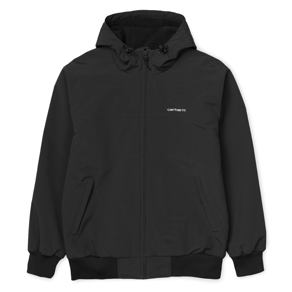 Carhartt WIP Hooded Sail Jacket Black/White – La La Land Store